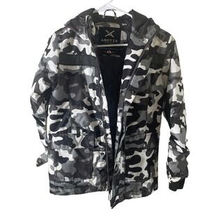 Arctix Tundra Youth Camo Snow Jacket M 8K Insulated Puffer Ski Sledding Coat